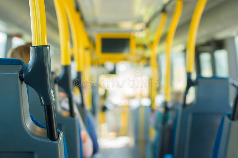 City bus interior