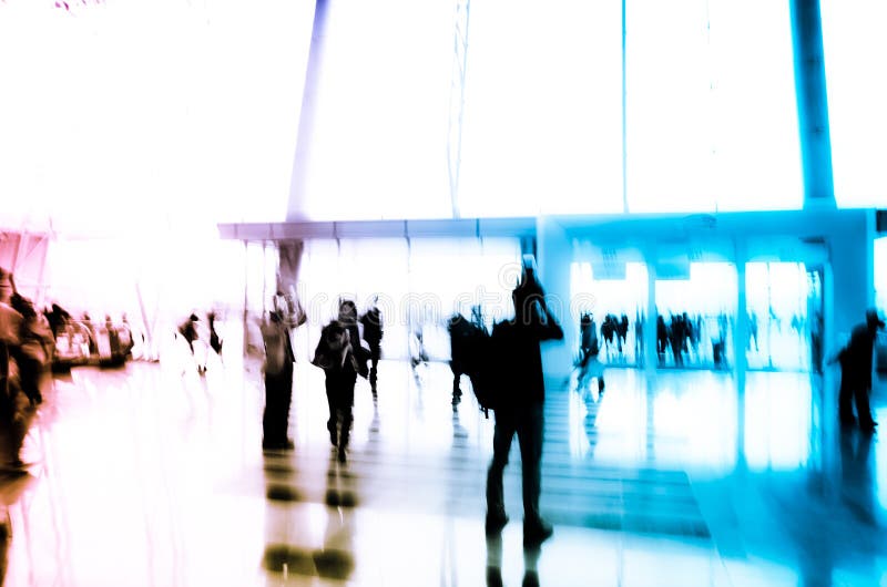 Blur Business People Background Stock Image - Image of interior ...