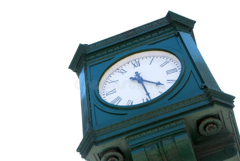 Clock at Historic Union Station Kansas City Missouri Stock Photo