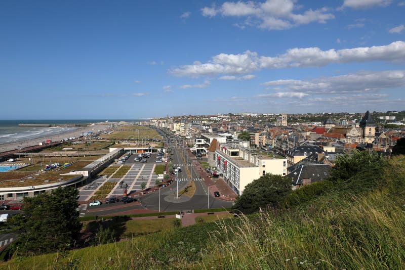 City of Dieppe in Normandy stock photo. Image of urban - 125105170