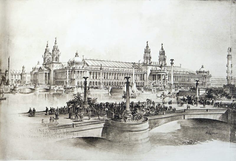 City. Engraving Illustration. Stock Illustration Illustration of exterior, business 143330161