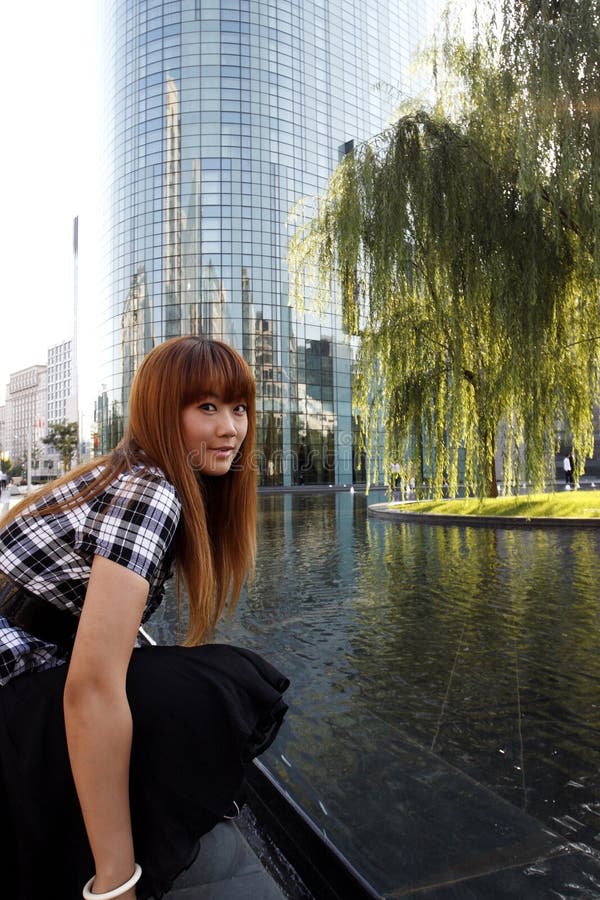 City girls. stock image. Image of attractive, cell, carefree 6372735