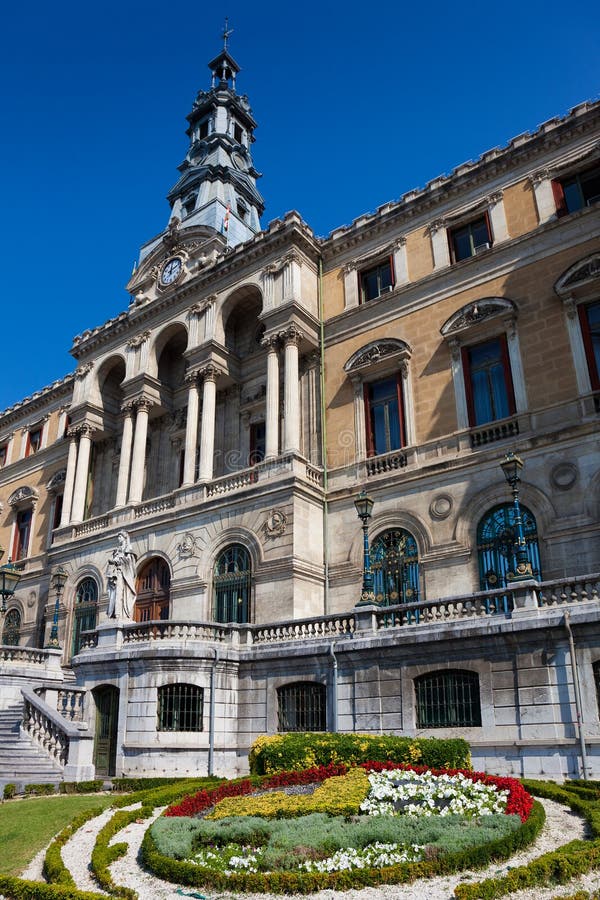 City hall, Bilbao stock photos