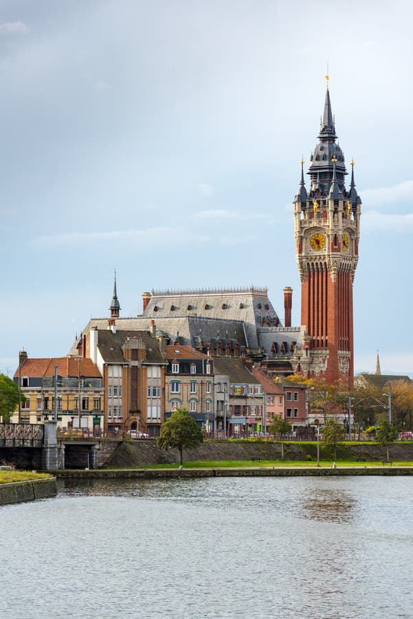 City Hall of Calais, France Stock Image - Image of center, classic ...