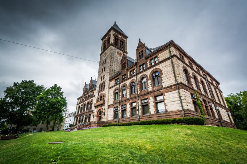 Cambridge City Hall, Near Central Square, in Cambridge, Massachusetts