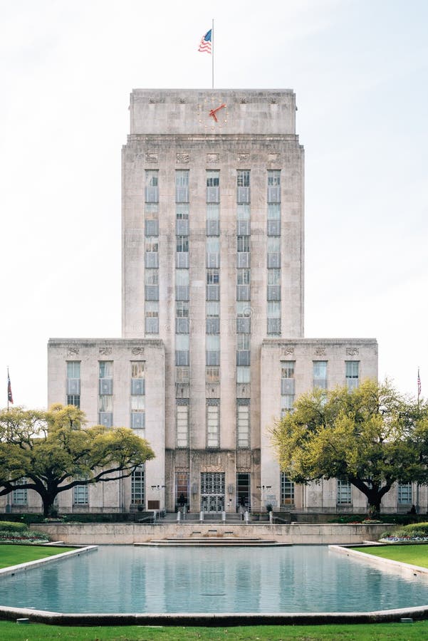 City Hall, in Downtown Houston, Texas Stock Photo Image of hall