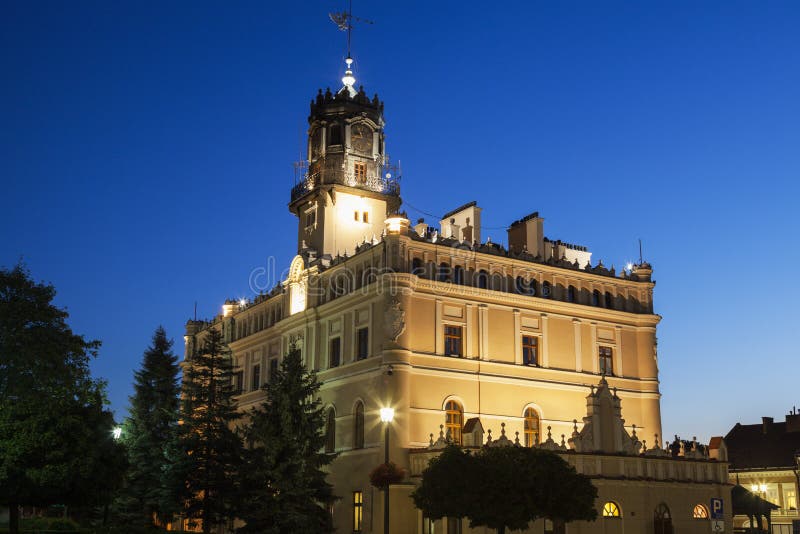 City Hall on Market Square in Jaroslaw