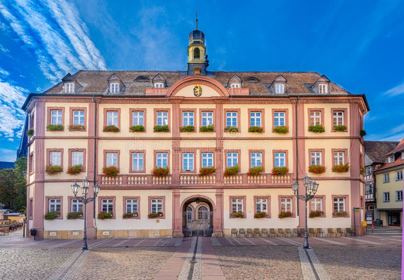 City Hall, Market Square, Neustadt an der Weinstrasse, Palatinate, Rhineland-Palatinate, Germany. City Hall, Market Square, Neustadt an der Weinstrasse, Palatinate, Rhineland-Palatinate, Germany