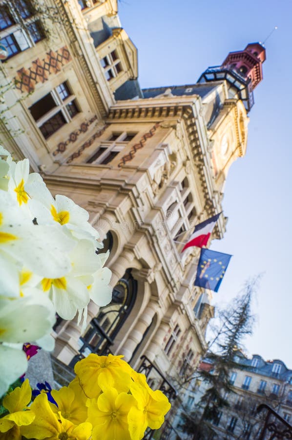 City hall in Paris 12 editorial photography. Image of hall 109161452