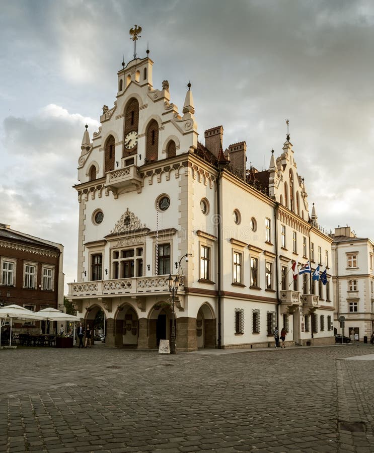 City hall in Rzeszow, Poland royalty free stock image City hall in Rzeszow, Poland royalty free stock image