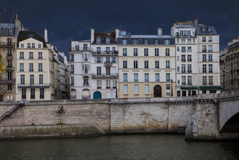 City houses in Paris stock image. Image of architecture 51832697