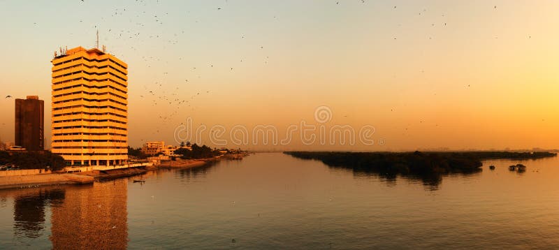 City of Karachi royalty free stock image