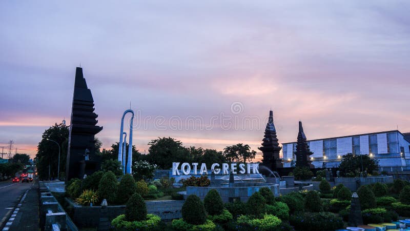 City Landmarks of Gresik East Java Indonesia Stock Image - Image of  background, sand: 197754761