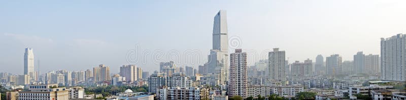 The city landscape of Guangzhou in china