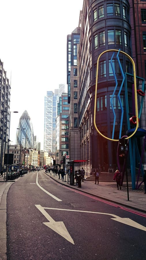 City of london stock photo. Image of city, empty, houses 77156776