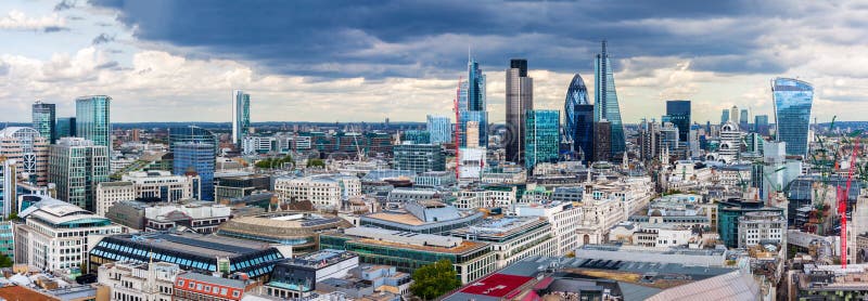 The City of London royalty free stock photography