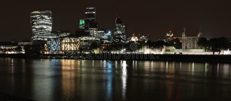 City of London Skyline at Night Stock Photo - Image of economics, city: 45947366 City of London Skyline at Night Stock Photo - Image of economics, city: 45947366
