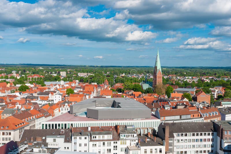 City of Lubeck Germany stock photo. Image of famous, river - 96941652