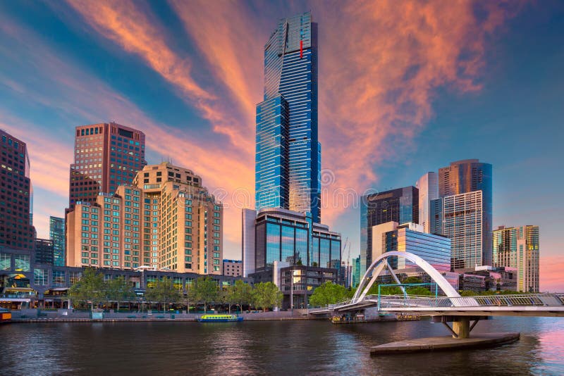 City of Melbourne. stock photos