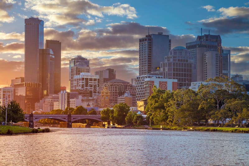 City of Melbourne. royalty free stock photos