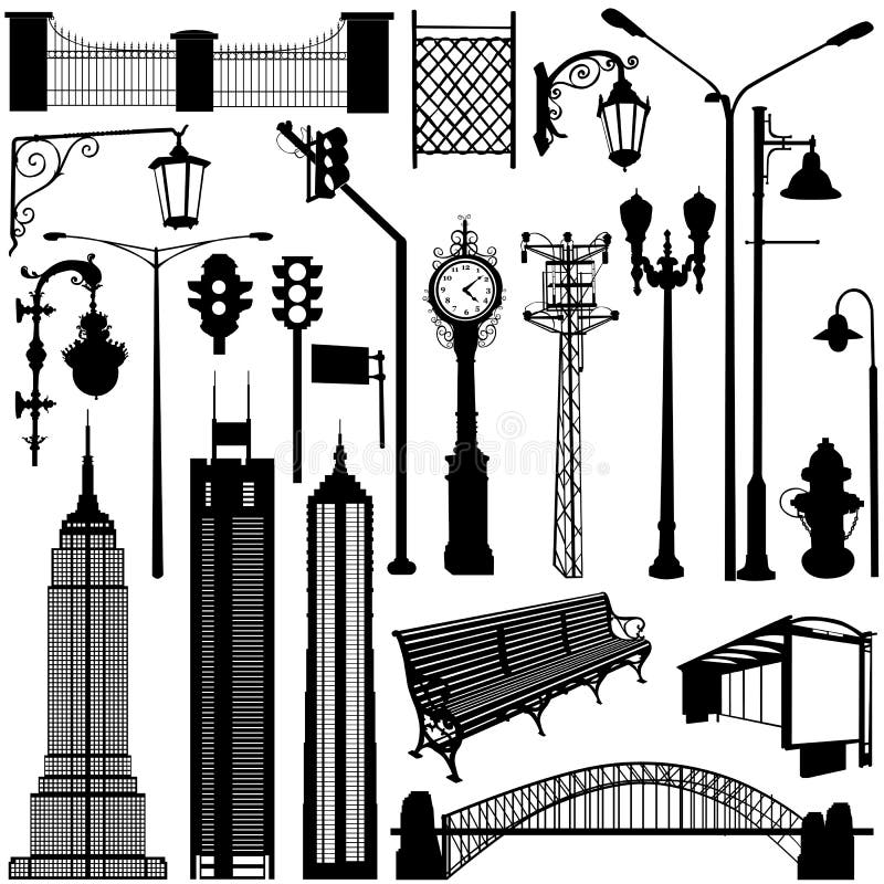 City objects vector