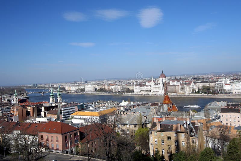 City panorama of Budapest