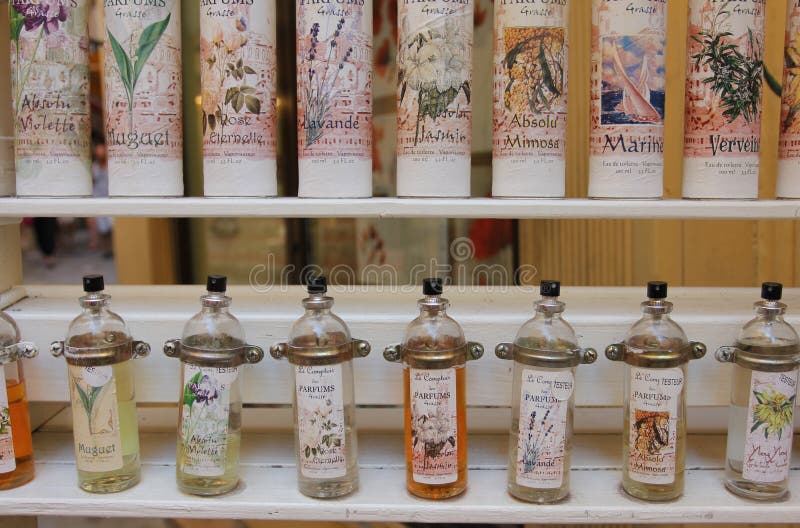 The city of parfum - Grasse, France stock images The city of parfum - Grasse, France stock images
