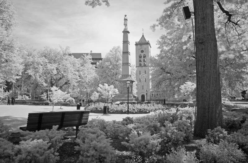 The city park in Morristown