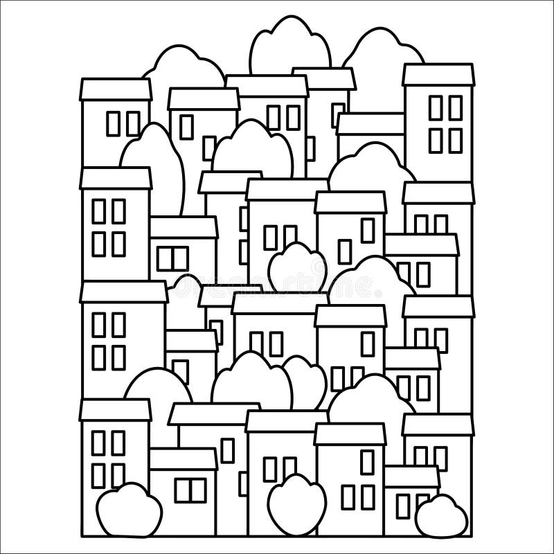City Coloring Stock Illustrations 4 265 City Coloring Stock Illustrations Vectors Clipart Dreamstime