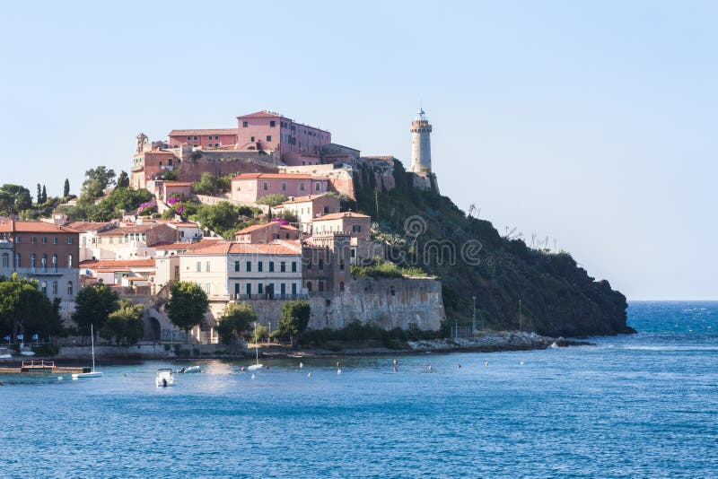 City of Portoferraio, Elba island. Italy. royalty free stock image City of Portoferraio, Elba island. Italy. royalty free stock image