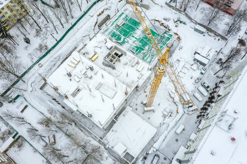 City residential area under construction. aerial view royalty free stock photo City residential area under construction. aerial view royalty free stock photo