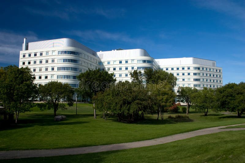 City of Saskatoon Hospital stock image. Image of blue 7670751