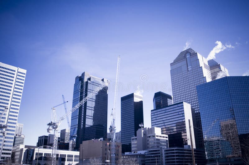 City scape calgary stock photo