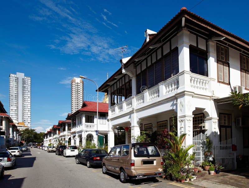 City scape of Penang (Malaysia). royalty free stock photos