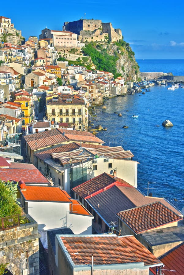 The City of Scilla in the Province of Reggio Calabria, Italy Stock ...