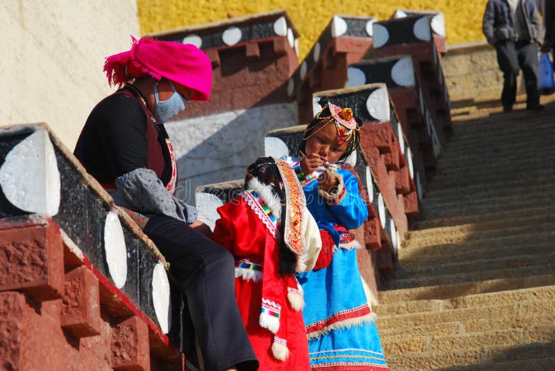 The city of shangri-la stock image