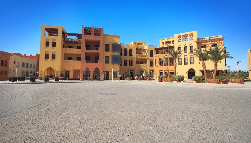 City square in El-Gouna