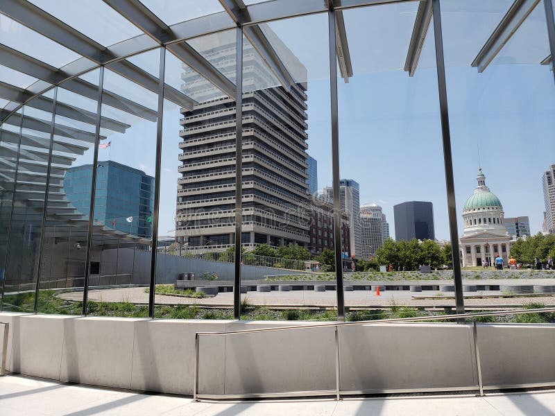 City ST Louis Has Seen From Gateway Arch Museum Editorial Stock Image - Image of travel ...