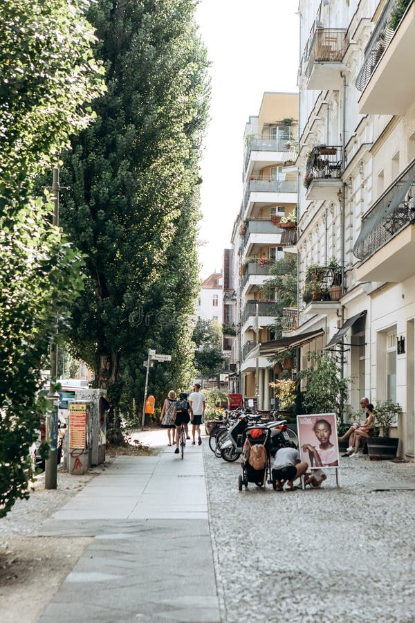City street in Berlin in Germany stock photography City street in Berlin in Germany stock photography