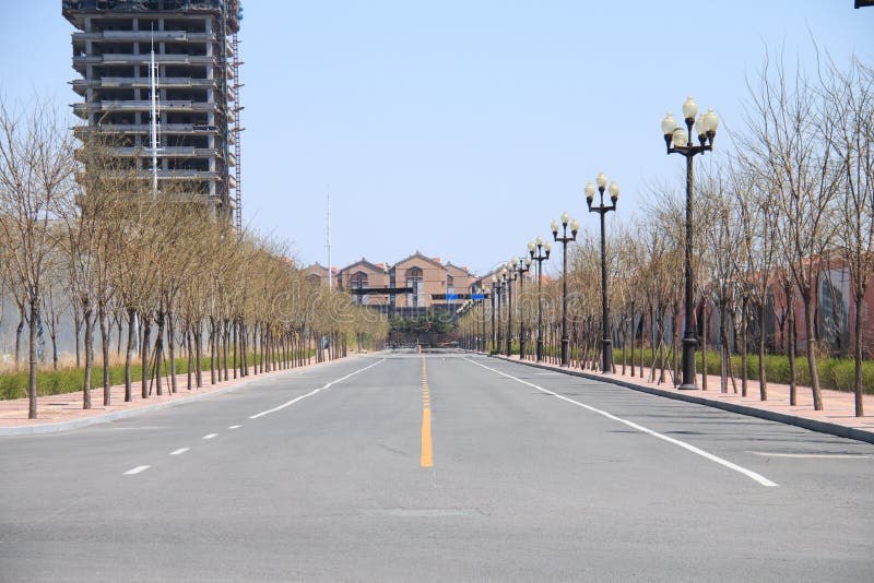 City streets empty royalty free stock image City streets empty royalty free stock image