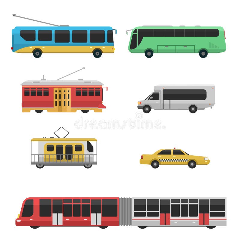 City transport public industry vector flat illustrations traffic vehicle street tourism modern business cityscape travel stock illustration City transport public industry vector flat illustrations traffic vehicle street tourism modern business cityscape travel stock illustration
