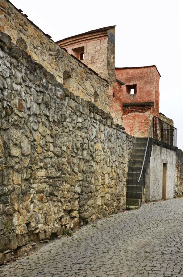 City wall in Bardejov. Slovakia