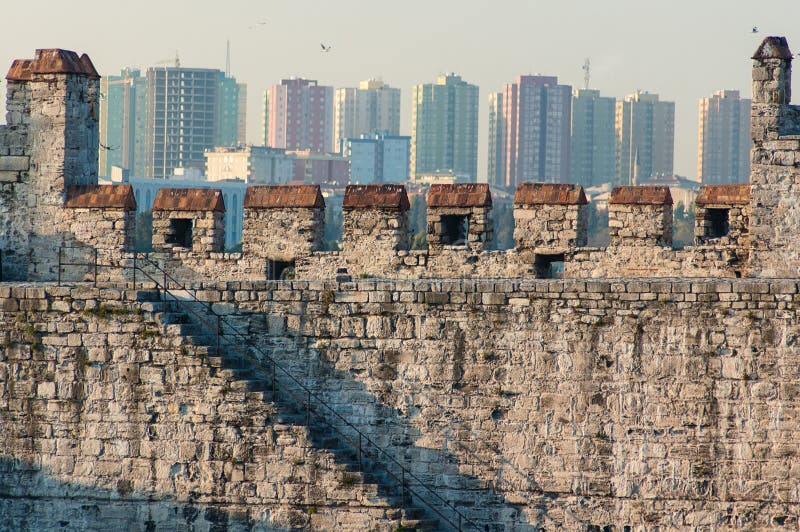 City walls of Istanbul, Turkey royalty free stock photo City walls of Istanbul, Turkey royalty free stock photo