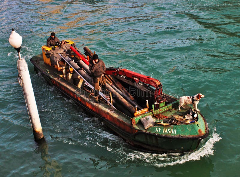City ​​panorama that portrays the beautiful Venice stock image