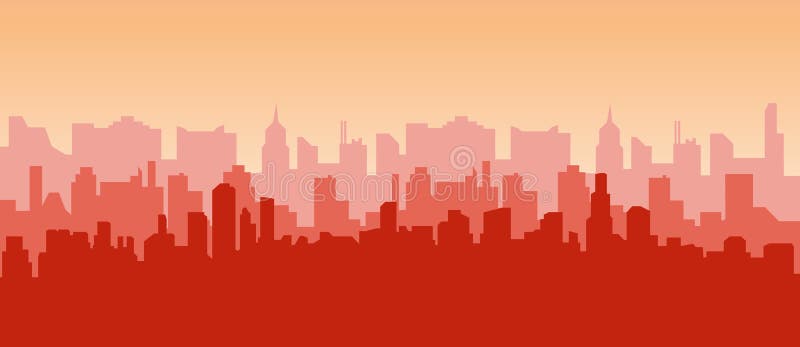 Cityconcept do nascer do sol Contorno dos arranha-céus, panorama da cidade Fundo moderno do vetor da paisagem para o design web S ilustração stock Cityconcept do nascer do sol Contorno dos arranha-céus, panorama da cidade Fundo moderno do vetor da paisagem para o design web S ilustração stock