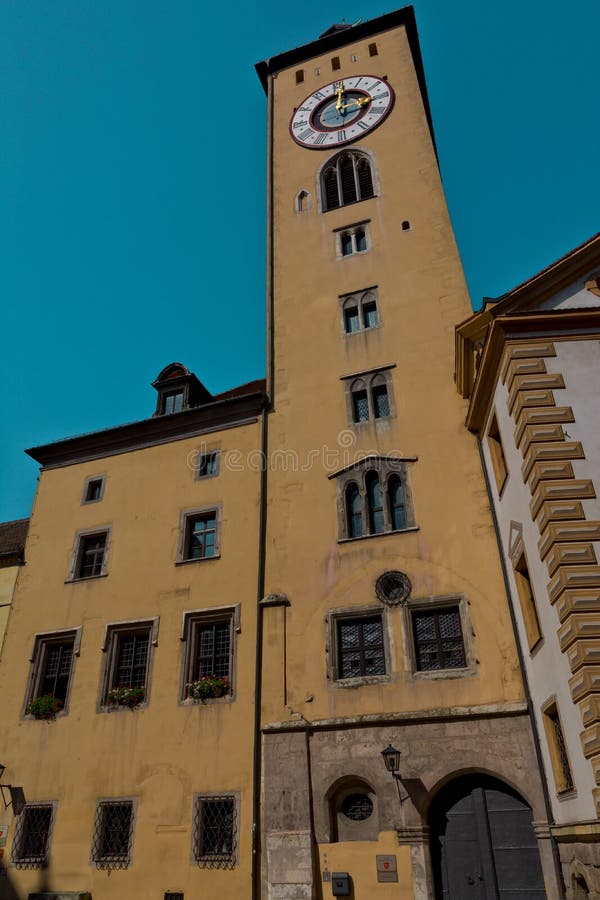 Cityhall di Regensburg fotografie stock Cityhall di Regensburg fotografie stock