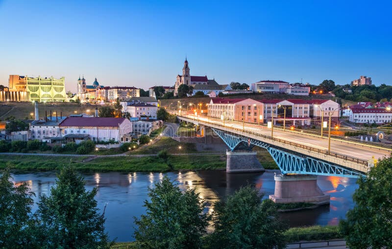 Cityscape of Grodno, Belarus