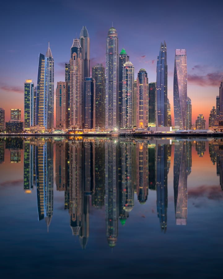 Dubai New Town stock photo. Image of perspective, dubai - 5368034