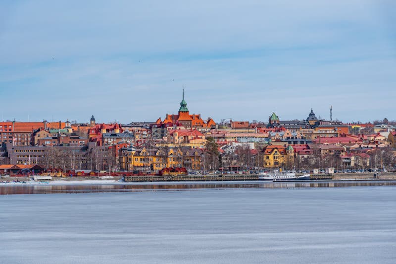 Cityscape of Ostersund in Sweden Stock Image Image of outdoors, city
