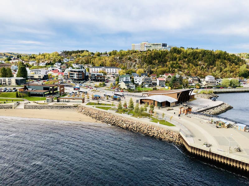 Cityscape and Port of Saguenay, Canada